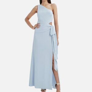 BCBG assymetric dress light blue